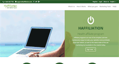 Desktop Screenshot of haffiliation.com